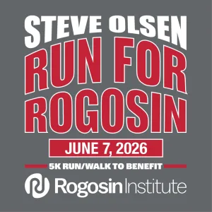 17th Annual Steve Olsen Run for Rogosin 2026 logo