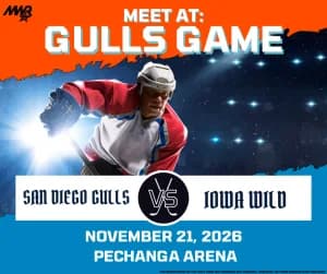Meet at: Gulls Game 2026 logo
