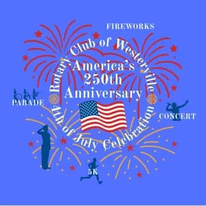 Rotary Club of Westerville Independence Day 5K 2026 logo