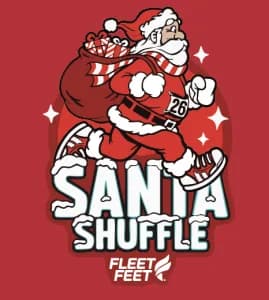 The Santa Shuffle 5k 2026 logo