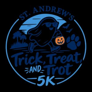 St Andrew's Trick Treat or Trot 5k 2026 logo