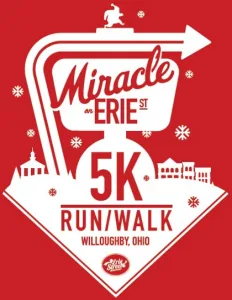 Miracle On Erie Street 5K and Miracle Mile 2026 logo