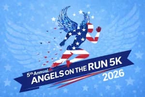 Angels on the Run 5K 2026 logo