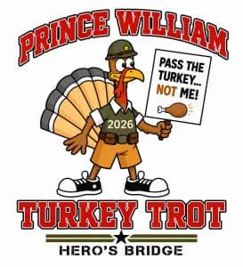 Hero's Bridge Prince William 5K Turkey Trot & Mashed Potato Mile 2026 logo