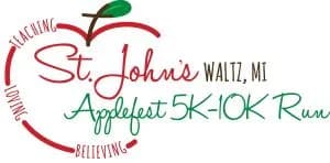 St. John's Waltz Applefest 5K/10K Run 2026 logo