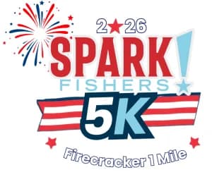 SPARK! Fishers 5K 2026 logo