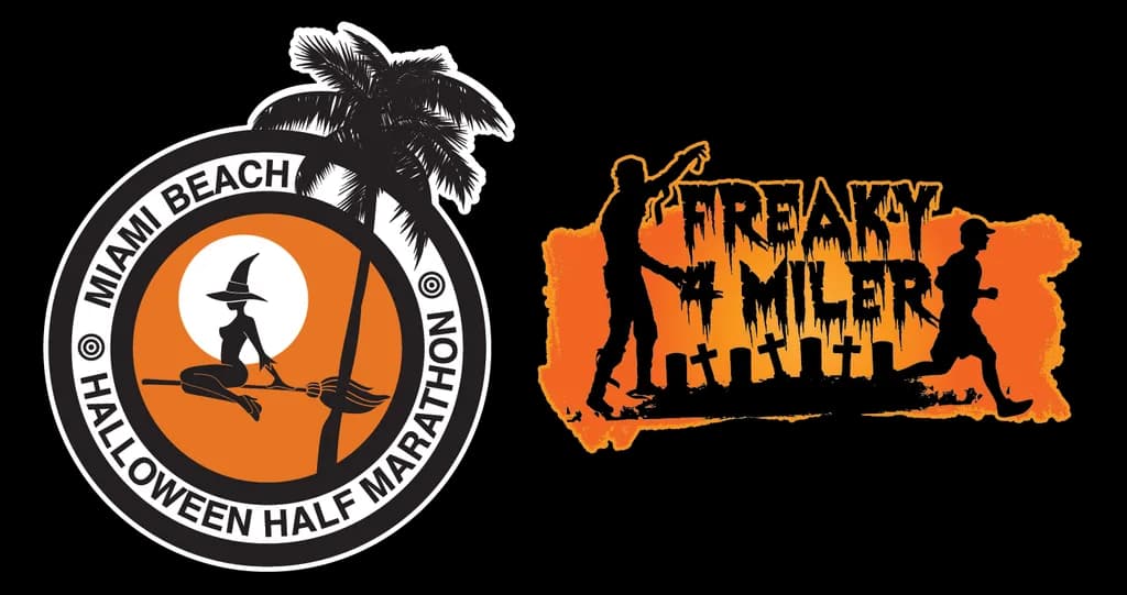 2026 Miami Beach Halloween Half Marathon & Freaky 4-Miler logo