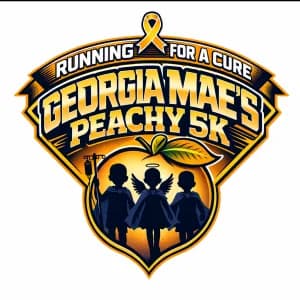 Running For A Cure: Georgia Mae's Peachy 5K 2026 logo