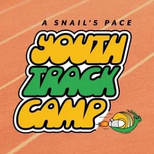 A Snail's Pace x Hoka Youth Track Camp - South County 2026 logo