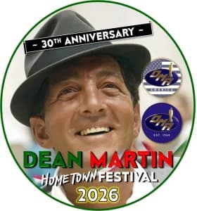 Dean Martin Hometown Festival: Dino Dash 5k Trail Run / Walk 2026 logo