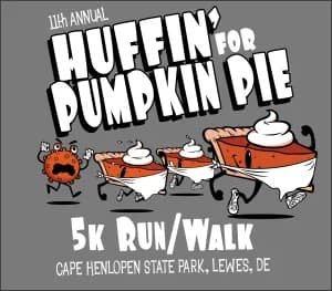 17TH HUFFIN' FOR PUMPKIN PIE 5K RUN & 1M WALK 2026 logo