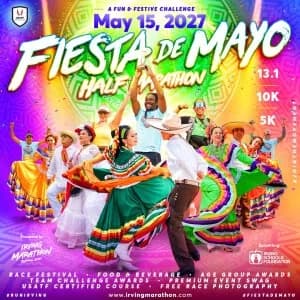 Fiesta De Mayo Half Marathon 2026 logo