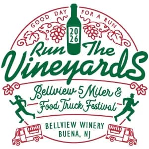 Run the Vineyards 5 Miler and Food Truck Festival at Bellview Winery 2026 logo