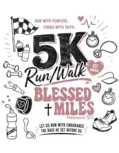 Blessed Miles 5K 2026 logo