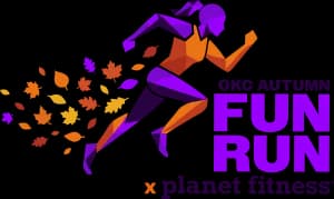 OKC Autumn Fun Run x Planet Fitness 2026 logo