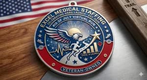 Excel & Launch 4th of July Virtual 5K 2026 logo