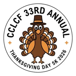 CCLCF Thanksgiving Run & Food Drive 2026 logo