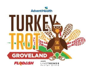 AdventHealth Groveland Turkey Trot 5K & 10K presented by LiveTrends Design Group 2026 logo