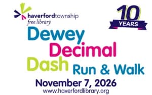 Dewey Decimal Dash ~ 5K & Fun Run/Walk 2026 logo