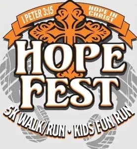 Hope Fest 5K Walk/Run & Kids Fun Run 2026 logo