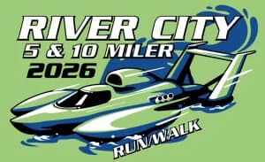 River City 5 & 10 Miler 2026 logo
