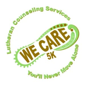 Lutheran Counseling Services: We Care 5K 2026 logo