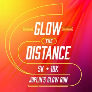 Glow the Distance 5K/10K - Joplin 2026 logo