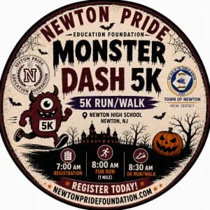 Newton Pride Monster Dash 5K 2026 logo