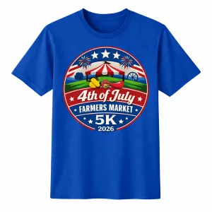 4th of July Farmers Market 5K 2026 logo