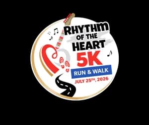 Rhythm of the Heart 5k Race & Walk 2026 logo