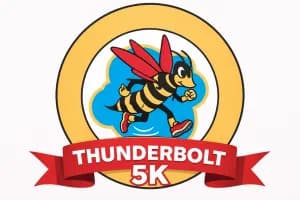 Thunderbolt 5k and 1Mile Walk 2026 logo