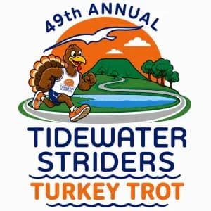Tidewater Striders Turkey Trot 10K & Mile 2026 logo