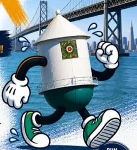 The City Eats & Stack Run Club - Hayward 5K 2026 logo
