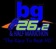 bg26.2 & half marathon and bg6000 2026 logo