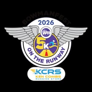 BowmanFest 5K on Runway presented by IPA 2026 logo
