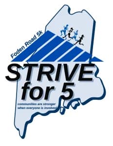 STRIVE for 5 - Foden Road 5K 2026 logo
