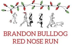 Brandon Bulldog Red Nose Run 2026 logo