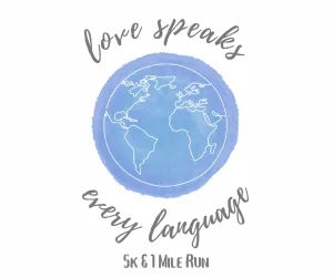 Love Speaks 5K & 1 Mile Fun Run 2026 logo