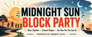 Midnight Sun Block Party! 2026 logo
