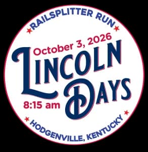 Lincoln Days Railsplitter 5K and 10K 2026 logo