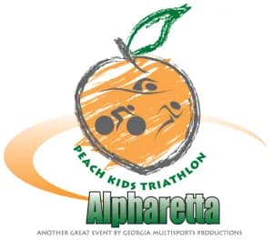 Peach Kid's Triathlon - Alpharetta 2026 logo