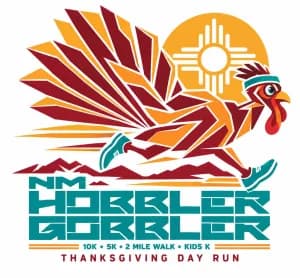 NM HOBBLER GOBBLER THANKSGIVING DAY RUN: 10K, 5K, 2-MILE WALK and KIDS K 2026 logo