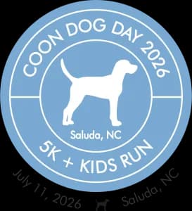 Coon Dog Day 5k 2026 logo