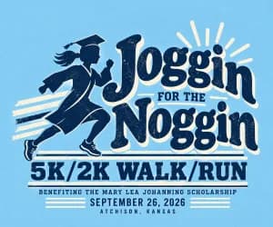 Joggin for the Noggin Saturday September 26th 2026 logo