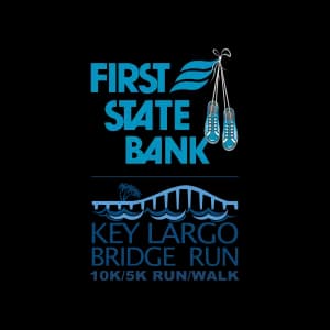 First State Bank Key Largo Bridge 10k/5k Run/Walk 2026 logo