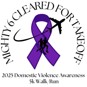 Mighty 6 Domestic Violence Awareness 5k 2026 logo