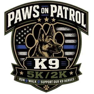 Paws On Patrol 5k 2026 logo