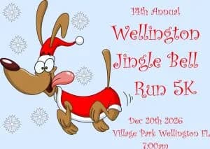 14th Annual Wellington Jingle Bell Run 5k 2026 logo