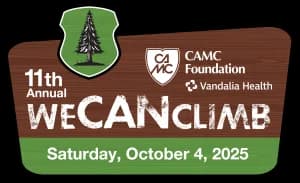 CAMC Foundation WeCANClimb 5k Trail Run and 2.5 Mile Trail Hike 2026 logo