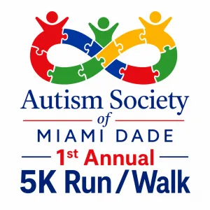 AUTISM SOCIETY OF MIAMI DADE 5K RUN/WALK AT ZOO MIAMI 2026 logo